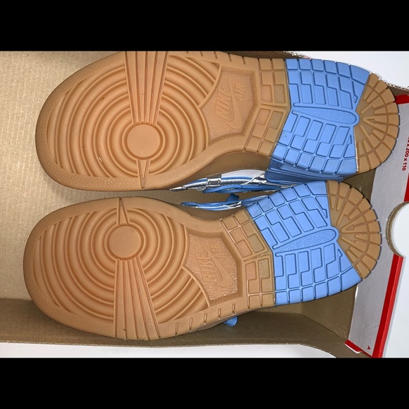 Nike Off White Dunk Ruber UNC Blue - Picture 8 of 11